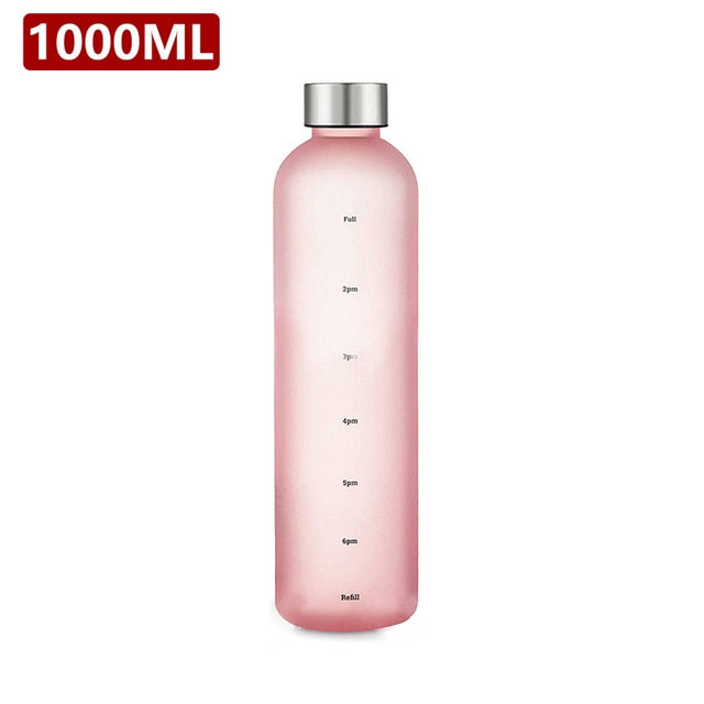 Water Bottle With Time Marker