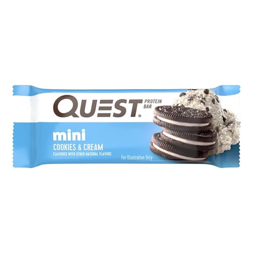 Quest Nutrition Mini Cookies & Cream Protein Bars, 14 Count