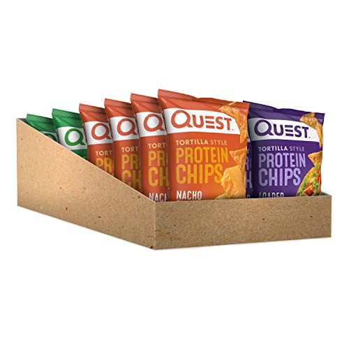 Quest Nutrition Tortilla Style Protein Chips Variety Pack, (Pack of 12)