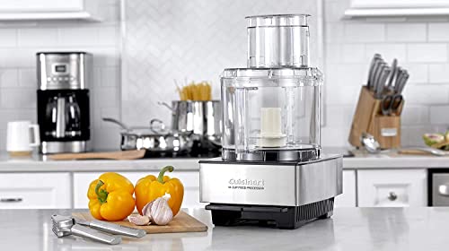 Cuisinart Food Processor 14-Cup Vegetable Chopper for Mincing, Dicing, Shredding, Puree & Kneading Dough, Stainless Steel, DFP-14BCNY