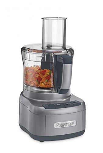 Cuisinart 8 Cup Food Processor, 350-Watt Motor, Gunmetal, FP-8GMP1