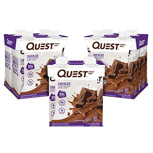 Quest Nutrition Ready To Drink Chocolate Protein Shake, 11 fl oz - Pack of 12