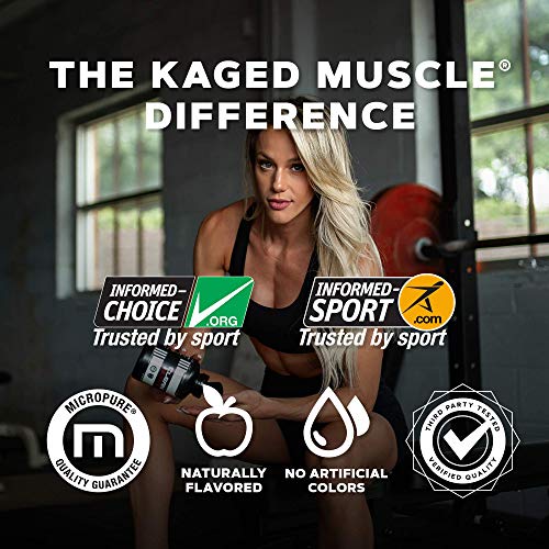 Kaged L-Glutamine Powder 500 Gram, Vegan, Support Recovery, Post Workout, Glutamine, Banned-Substance Free, Unflavored, 100 Servings