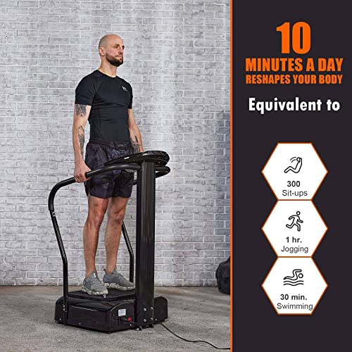 2000W Whole Body Vibration Platform Exercise Machine with MP3 Player (180 Speed Levels Platform)