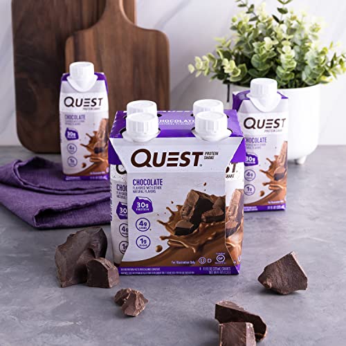 Quest Nutrition Ready To Drink Chocolate Protein Shake, 11 fl oz - Pack of 12