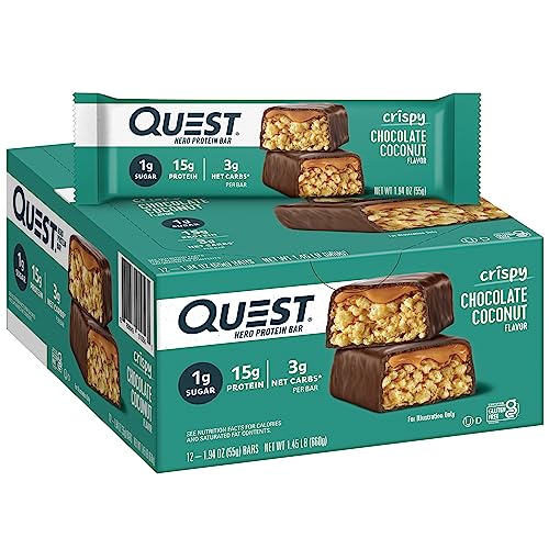 Quest Nutrition Chocolate Coconut Hero Bar, 12 Ct