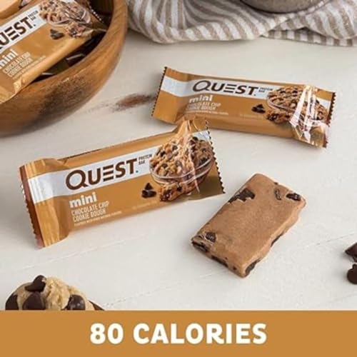 Quest Nutrition Mini Chocolate Chip Cookie Dough Protein Bars, 14 Count